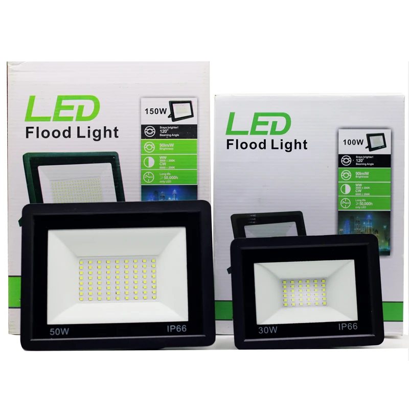 Hot Product 30w 110V Outdoor Led Flood Lamp IP65 LED Flood Light Aluminum Garden Outdoor Lighting Ultra Thin Floodlight