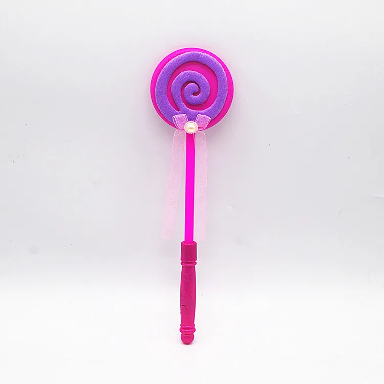 New Hot Candy Glow Sticks Sell Well Fairy Wand LED Toys Cute Lollipop Shape Flash Magic Wand Concert Party Supplies