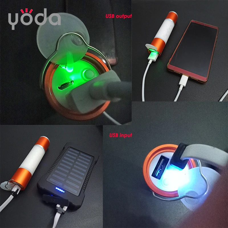  Новый переносной подвесной многофункциональный мини-USB фонарик для палатки с портативным зарядным устройством amazon светодиодный