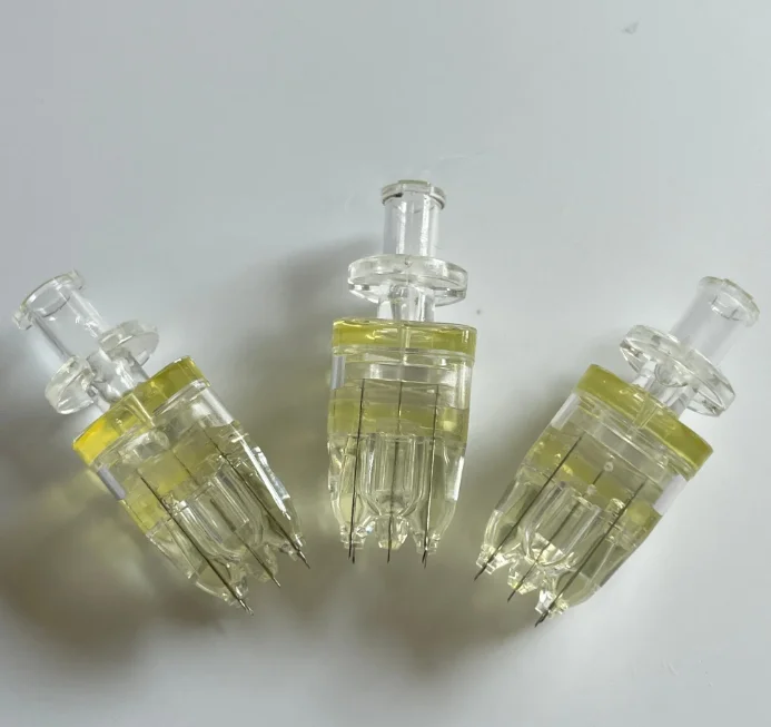 2023 crystal 5 pin multi mesotherapy needles use by hand For Hyaluronic Acid Dermal Filler Injections