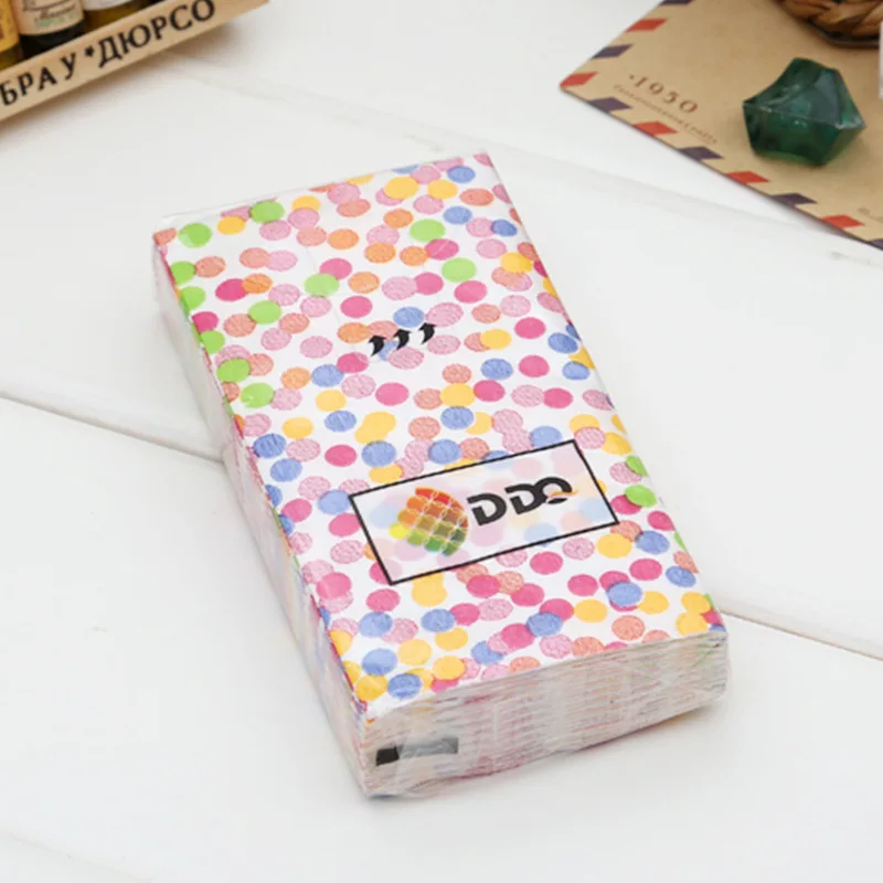 Customized Advertising Cheap Pocket Tissue Paper Handkerchief Printed Soft Pocket Tissues Pack