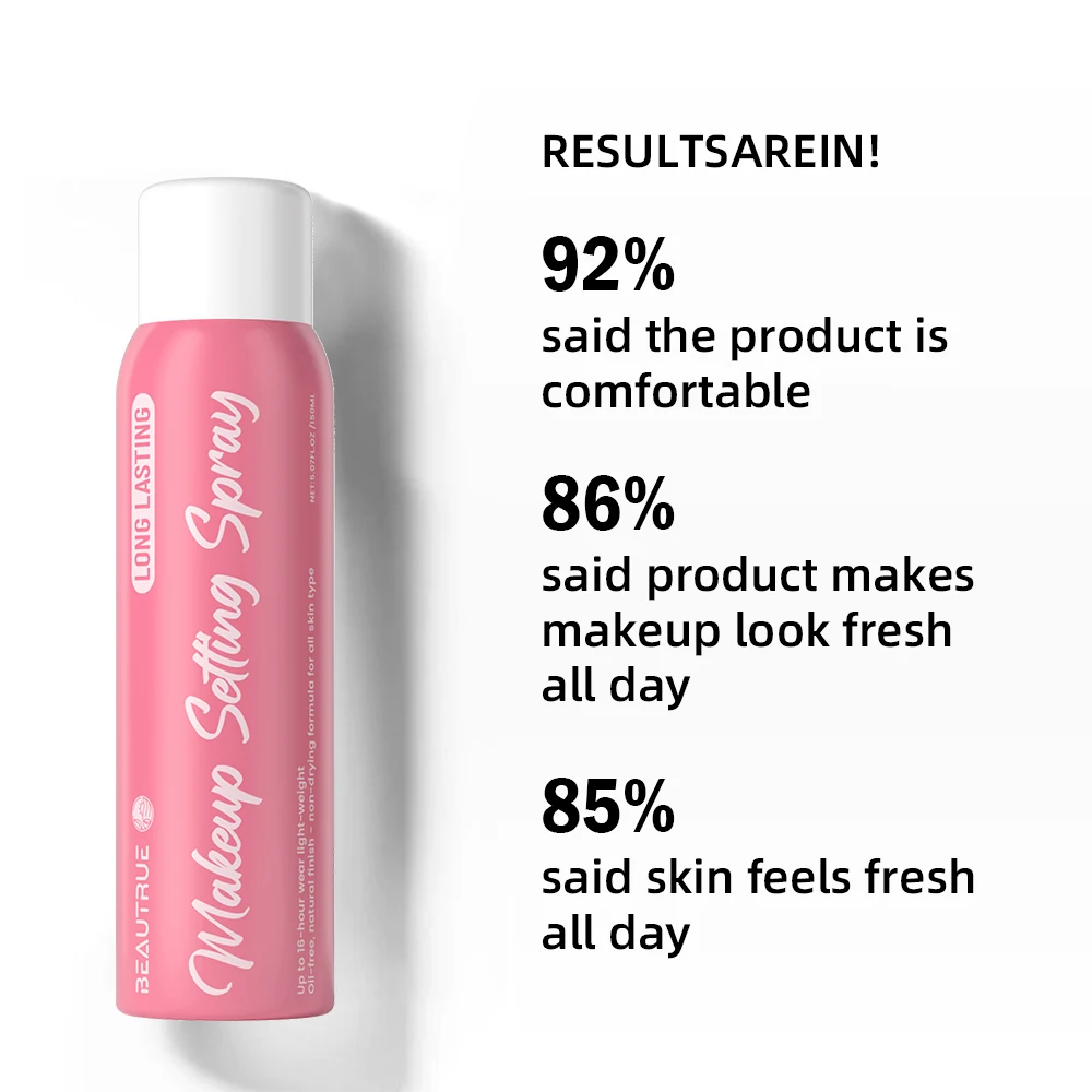 Wholesale Custom LOGO Size Aerosol Can Setting Spray Makeup For Women Face Body 16 Hour Long Time Light Weight Setting Spray
