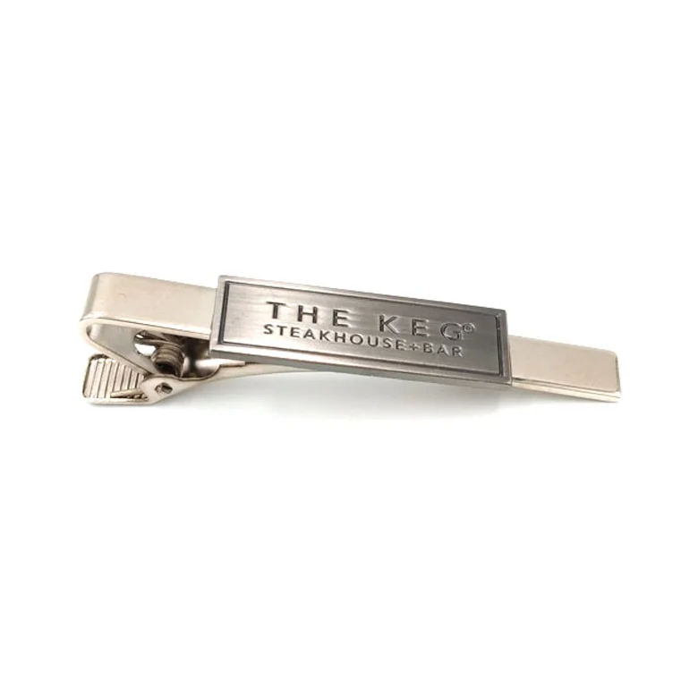 Wholesale Tie Clip Custom Metal Silver Black Gold Simple Blank Tie Bar Tie Pin for Men