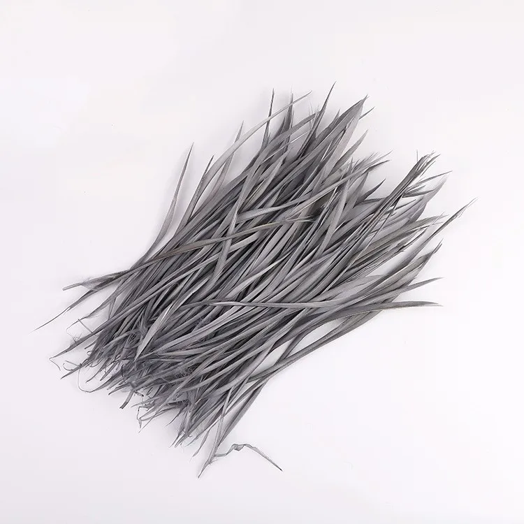 100pcs DIY Crafts Design Millinery Costume Hats Making Fascinators 12-20cm Dyed Goose Biot Feather