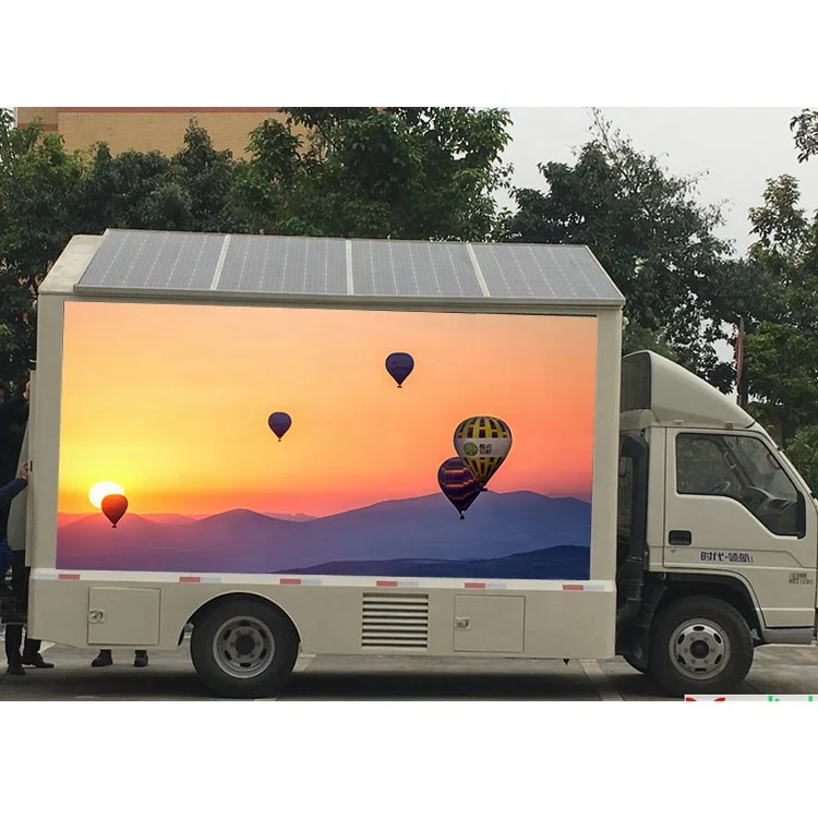 outdoor led trailer advertising p8 enrgy saving led billboard truck