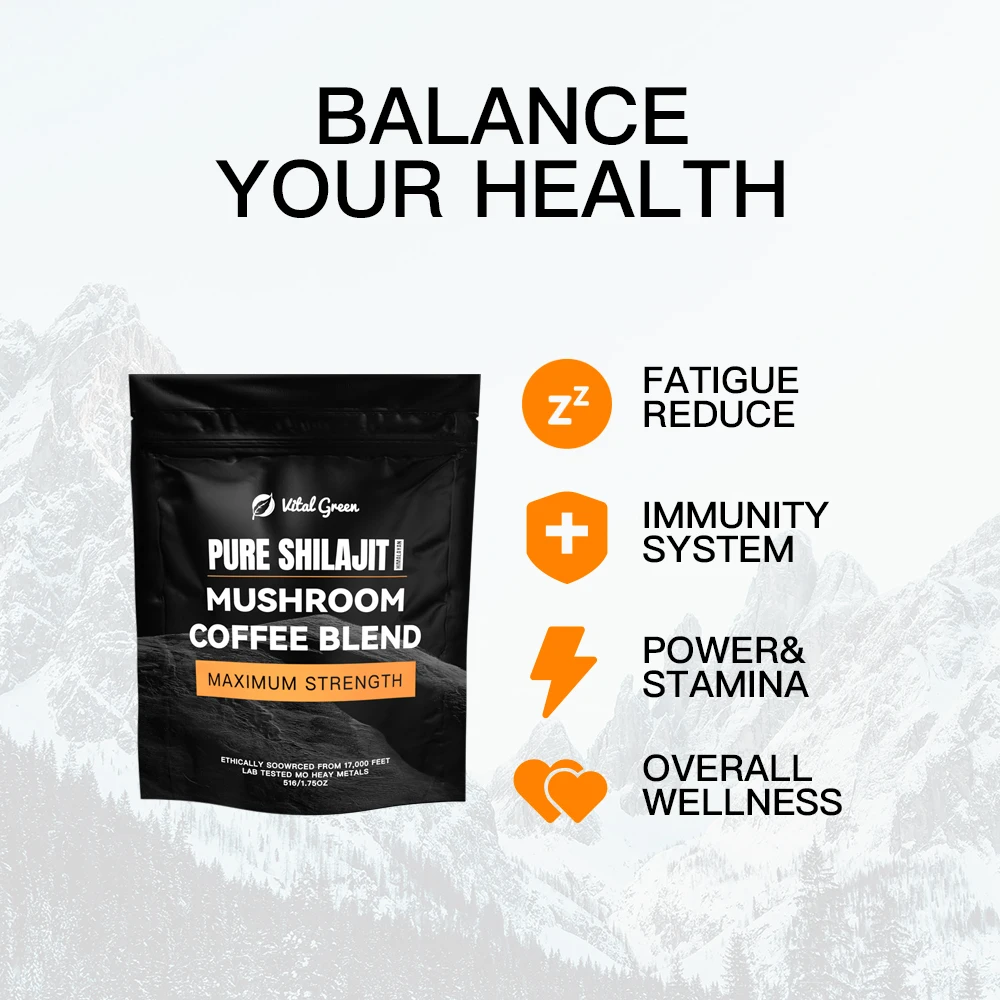 Free Sample Shilajit Coffee Extract With Probiotics Wholesale China Trusted Sellers 100% Pure Shilajit Coffee Powder