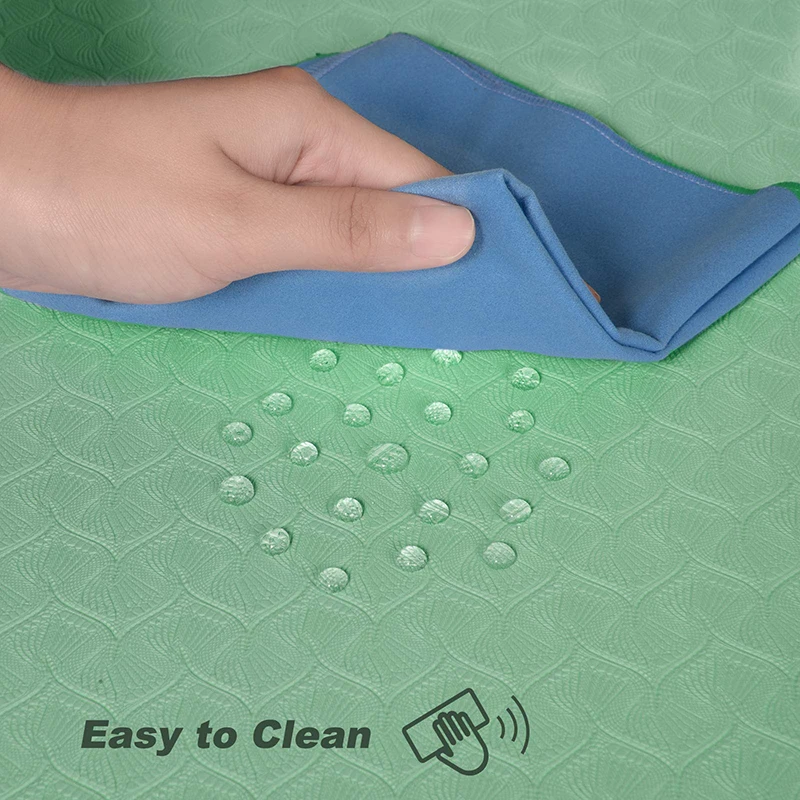 Custom Brand Logo Eco Friendly Extra Thick Non Slip Exercise Fitness Mat 6mm Waterproof TPE Yoga Mat