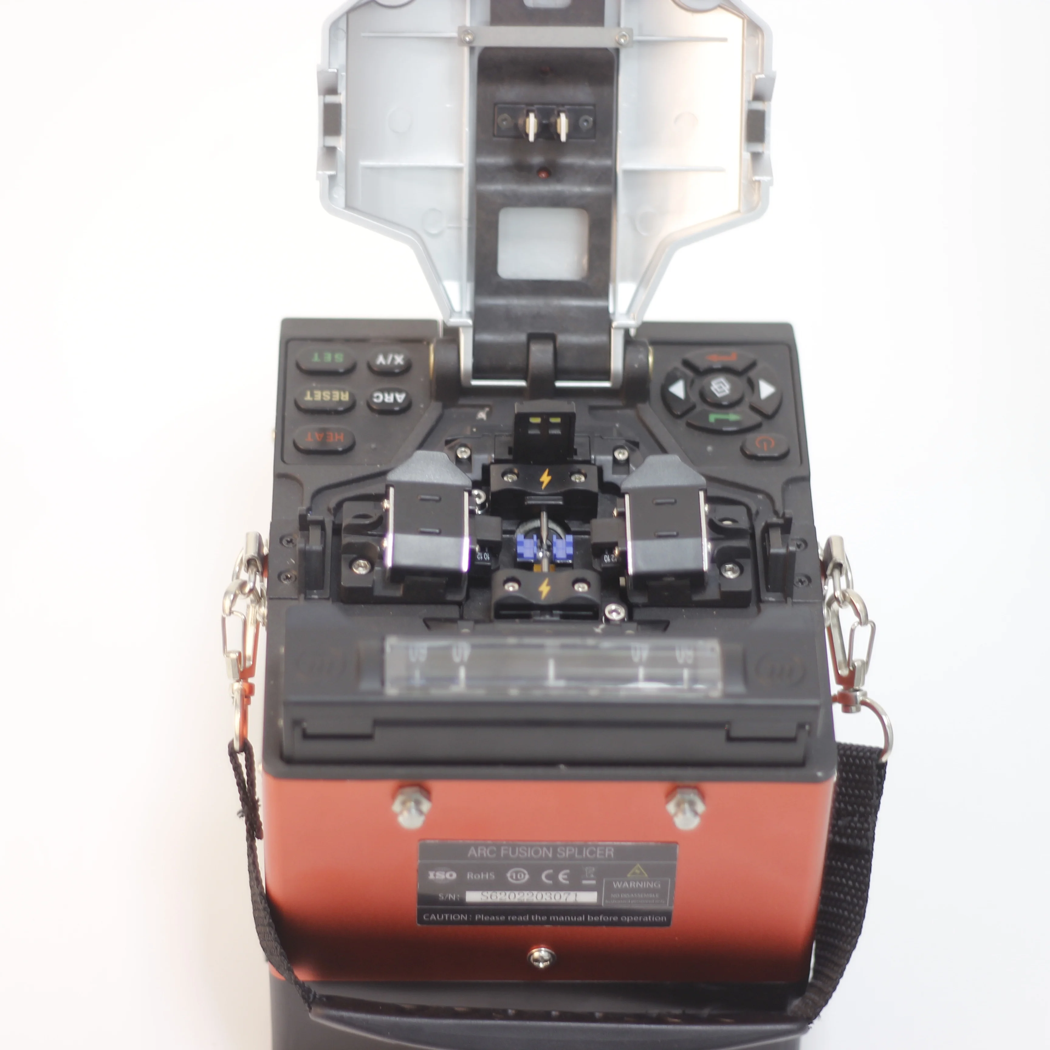 4 Motors FTTH Fiber Optic Automatic Intelligent  Splicing Machine SM MM Fiber Fusion Splicer