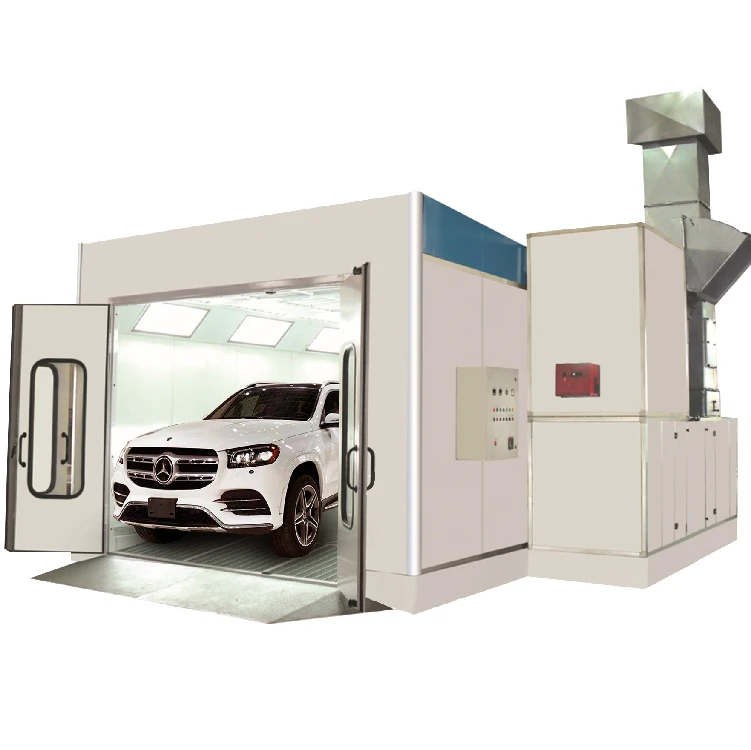 CE Approved waterborne car painting booth vehicle baking oven auto spray booth spraybooth