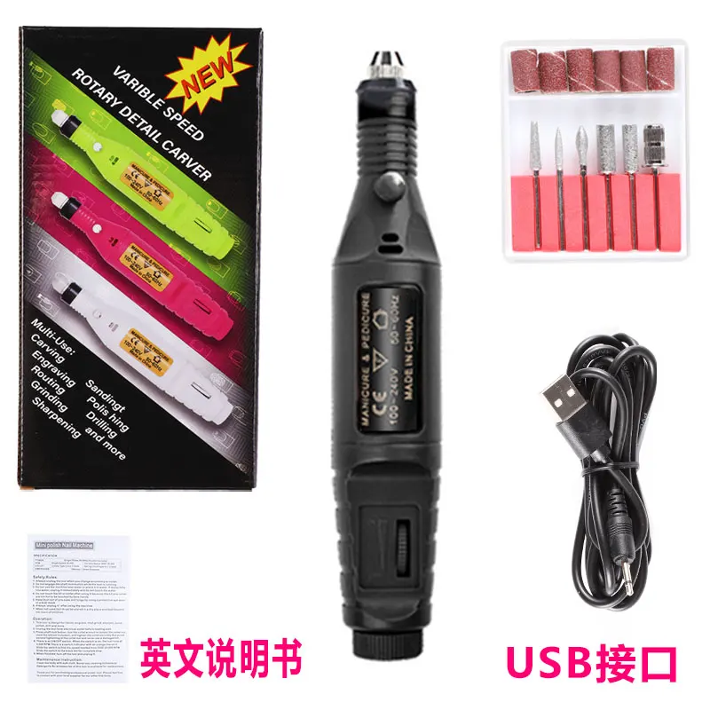 
Professional Manicure tool Electronic Nail Drill ABS Steel Polisher Remover 20000rpm Nail Drill Machine 