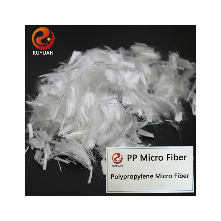 ruyuan Chemicalvae Crack reinforcement Heat Resistant Materials glass fiber reinforced concrete polyester fiber