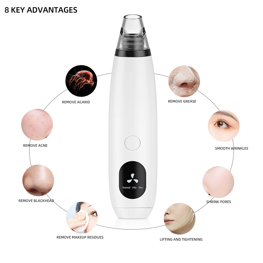 blackhead remover vacuum suction facial pore pore cleaner black head white heads remover