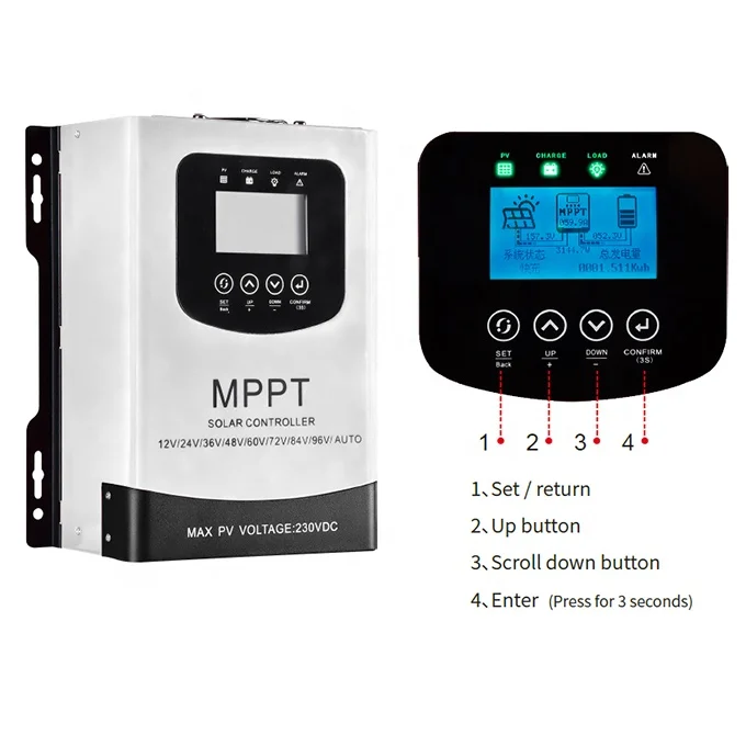 China Factory hot sale 30A 40A 50A 60A MPPT 12v 24v 36v 48v 60v 72v 84v 96v for MPPT all battery solar charger controller