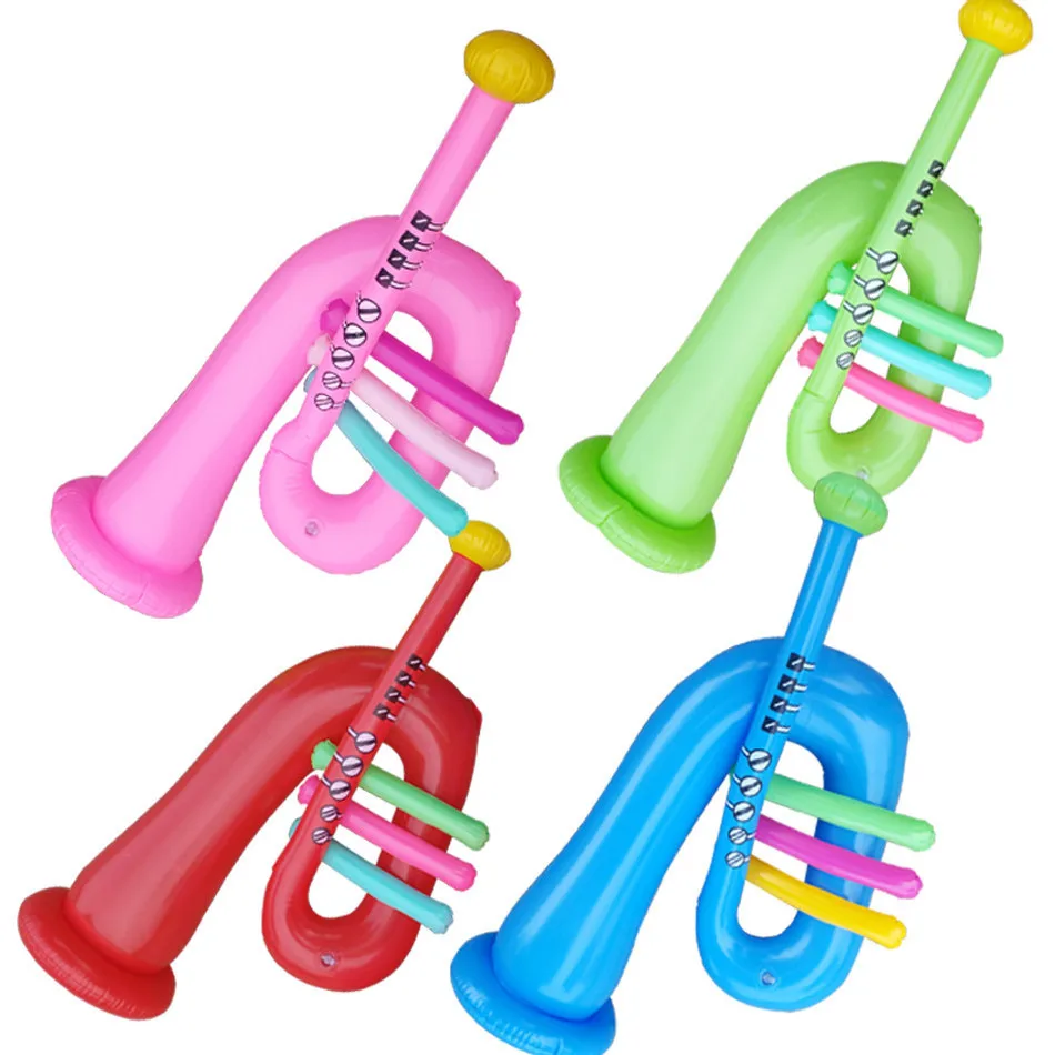 PVC inflatable musical instrument microphone radio toy stage prop guitar simulation instrument inflatable guitar