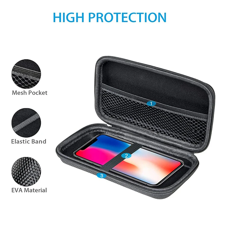 2023 Custom Manufacturer GPS Eva Bag Carry Pouch Storage Box Smell Proof Travel Hard Shell GPS Eva Case