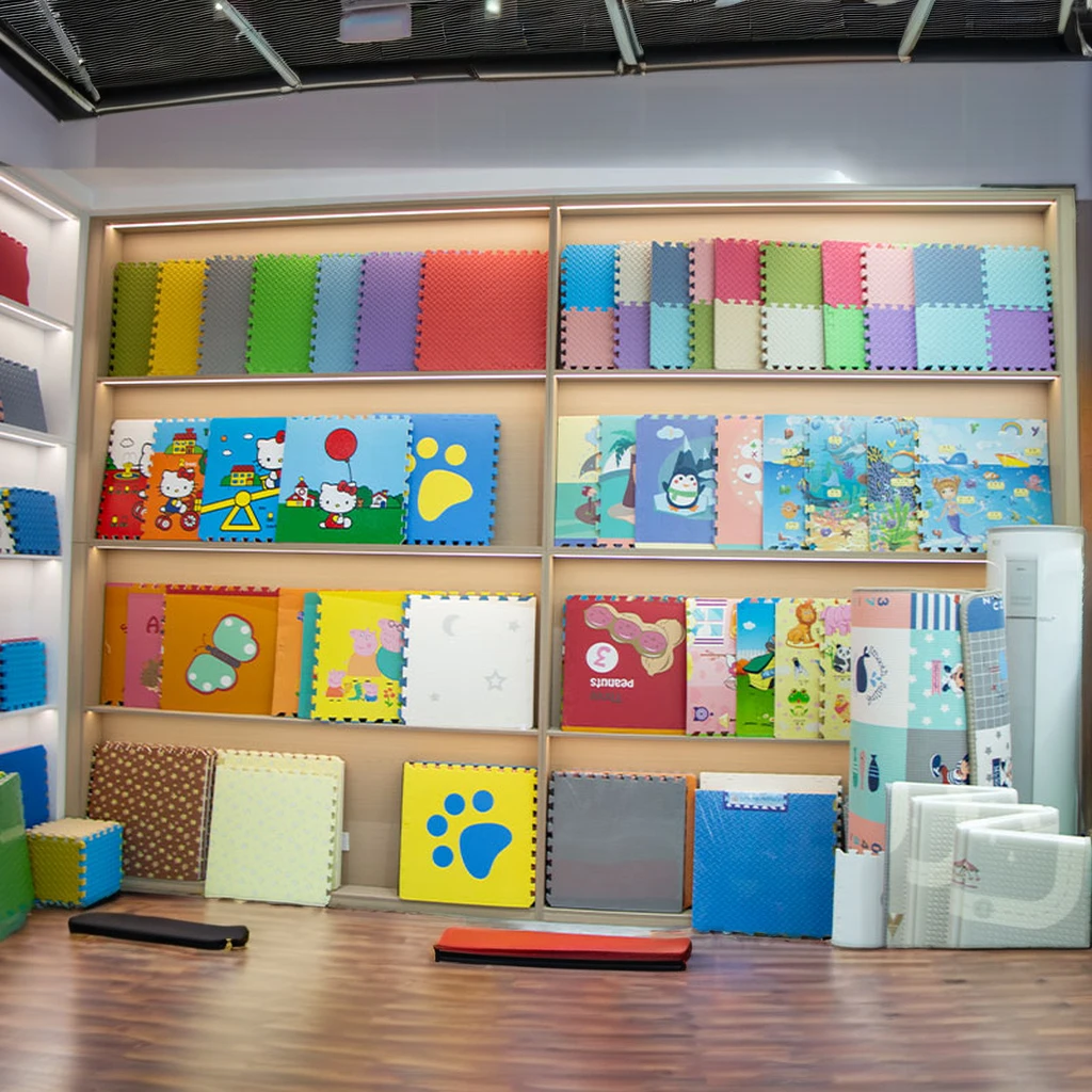 Easy Installation EVA Foam Mat Interlocking puzzle mat Thickened Rubber Flooring