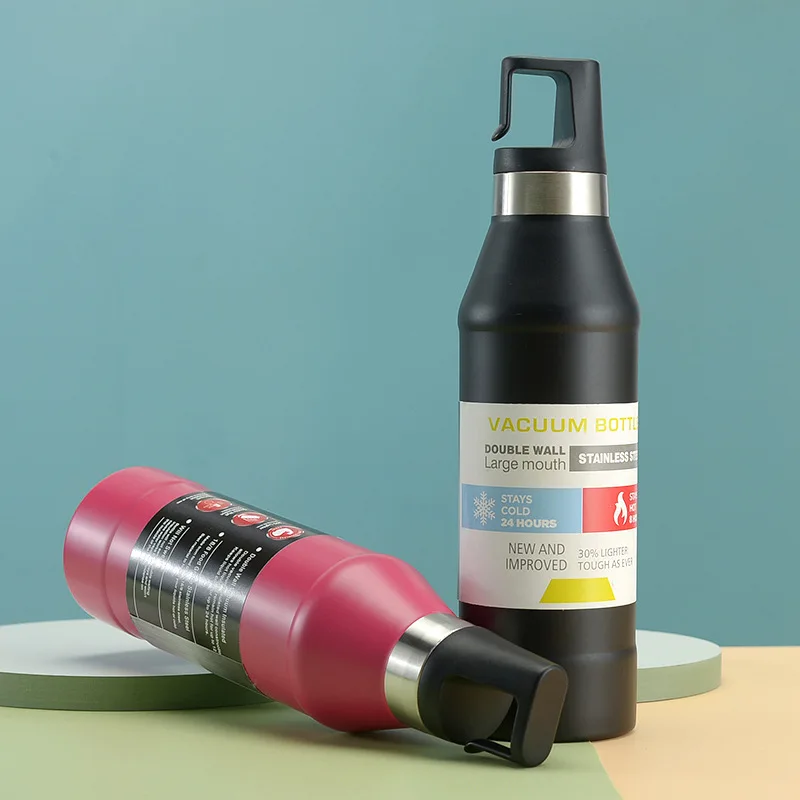 Large-Capacity Stainless Steel Flask Bottle Vacuum Water Bottle For Sport Thermos Double Wall Stainless Steel Water Bottle