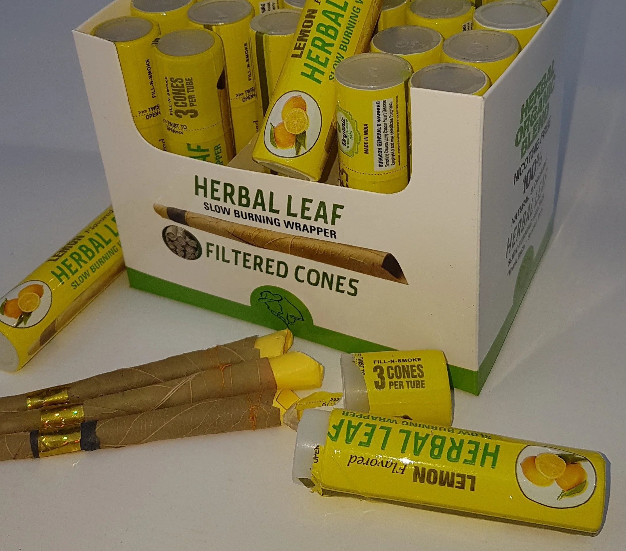 
Leaf Pre Rolled Cones Flavored Pre rolls OEM Kush Cigar Blueberry Lemon Minr Fruit Punch Berry blast flavored Wraps cones 