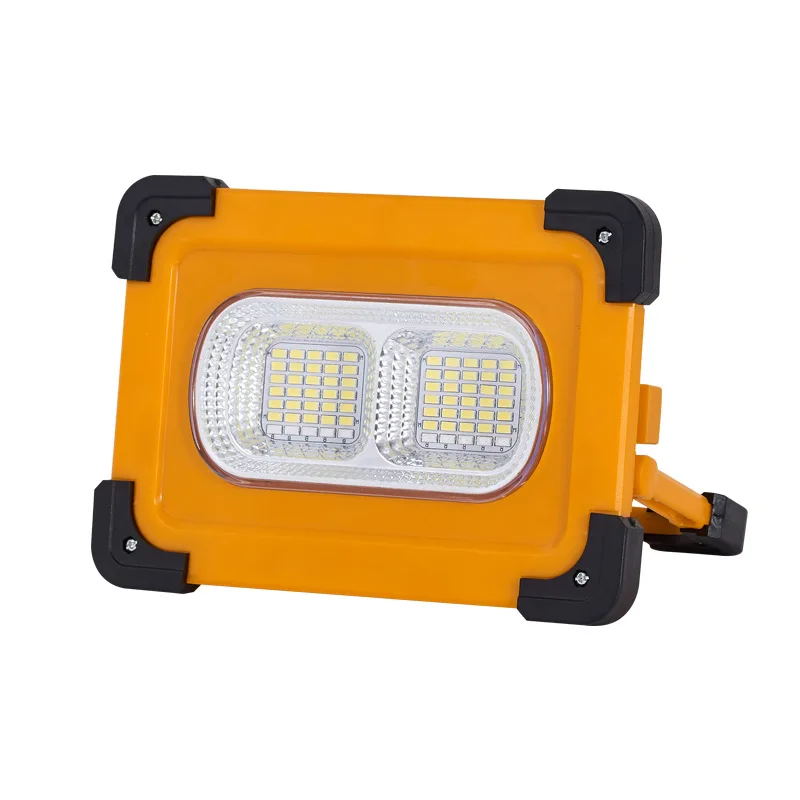 Portable Solar Charging Cob Floodlight Outdoor Night Market Camping Emergency Sos Lamp Usb Rechargeable Led Work Light