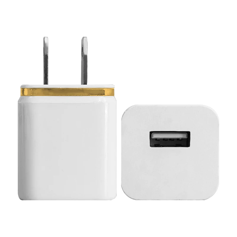 CE FCC RoHS Утвержденный 5 в 1 а штепсельная вилка США/ЕС 5 Вт портативный мини USB адаптер питания настенное зарядное устройство для iPhone