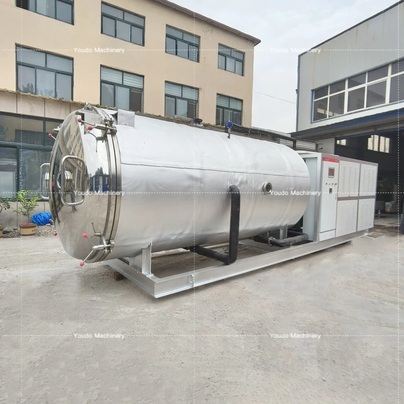 Industrial Fruit Vegetable Freeze Dry Machine Automatic Vacuum Freeze Dried Meat Candy Cat Treats lyophilizef