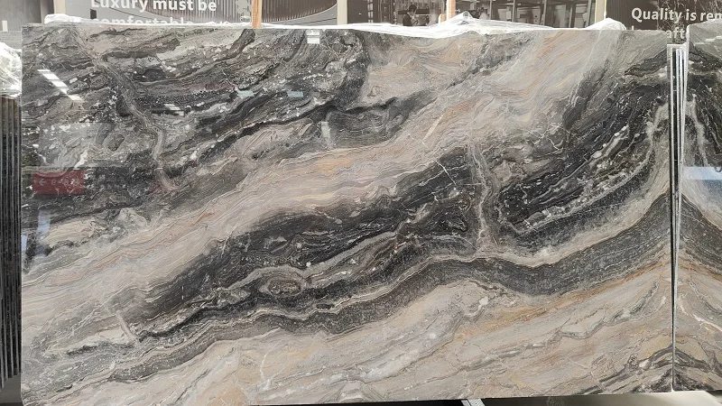 Italian Dark Arabescato Orobico Brown Marble Stone Slab Floor Wall Panel Tiles Prices