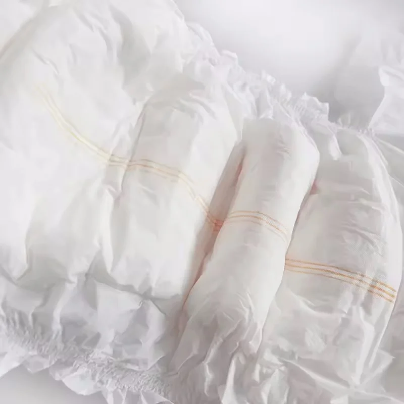Super Absorbent Disposable XL Adult ABDL Diaper Printed Breathable PE Film Cotton Leak Guard with Japan SAP Fluff Pulp Material