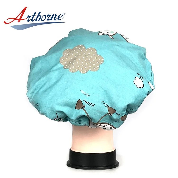 Microwave heat Thermal Gel Private Label Custom Conditioning Cap , Thermal Heat Cap For Deep Condition