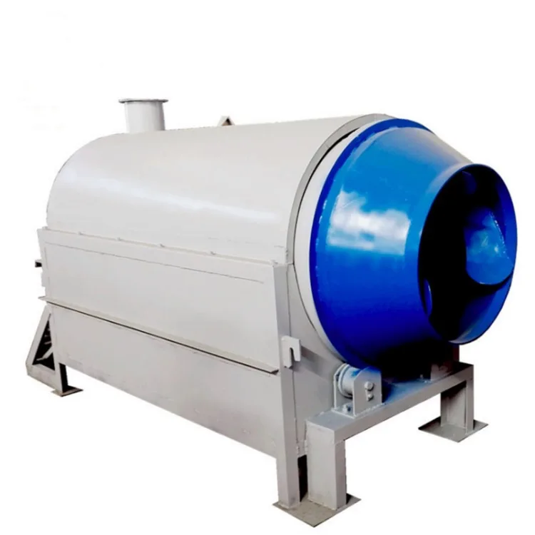 Melon seeds and peanut multi-function drum roasting machine coal-fired heat source roasting machine chili spice roasting dryer