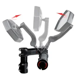 Easydo Hot Sell Left Right Side Bicycle Mirror Rear View Bicycle Mirror Handlebar Mirror for MTB