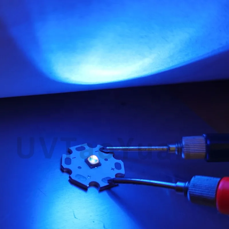 LED SMD 1W 340nm UV LED 60degree 3535SMD 350nm Uvb LED Chip