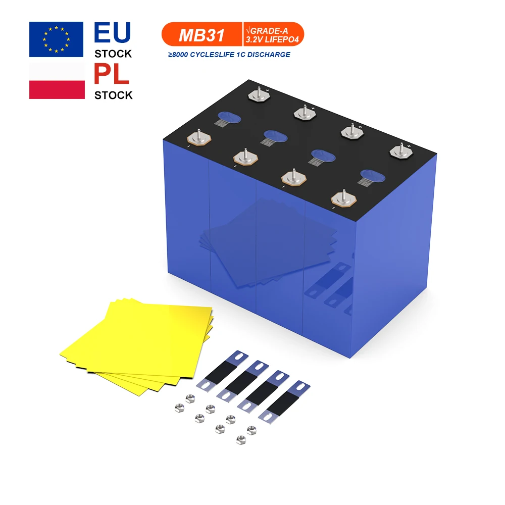 EU Poland Stock 8000 Time Cycles Real Capacity 330Ah MB31 314Ah Grade A LiFePO4 Lithium Ion Batteries
