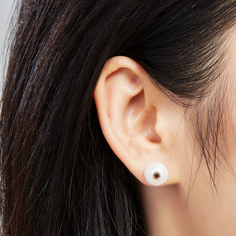 
hand-carved natural jewelry pearl pendant, pearl flower pendant Carnation, customized carving available 