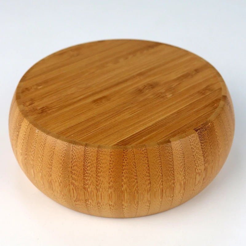 Multifunctional Eco Friendly Handmade Bamboo Wooden Creative Customized Christmas Vegetable Salad Bowl