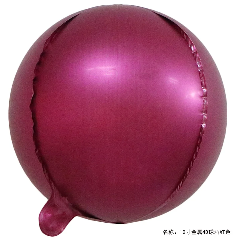 New Design Material 32inch Biggest Size 4D Round Shaped Foil Helium Balloons For Party Decoration