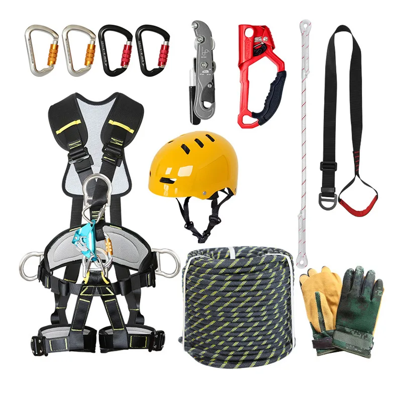 Customized Multi Size Rope Rescue High Altitude Fall Prevention Auxiliary Climbing Rope High Altitude Work Safety Equipment