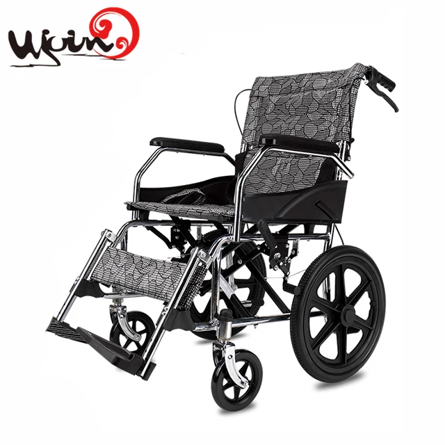 2022 UJOIN cheapest foldable lightweight portable detachable backrest pedal cup holder wheelchair