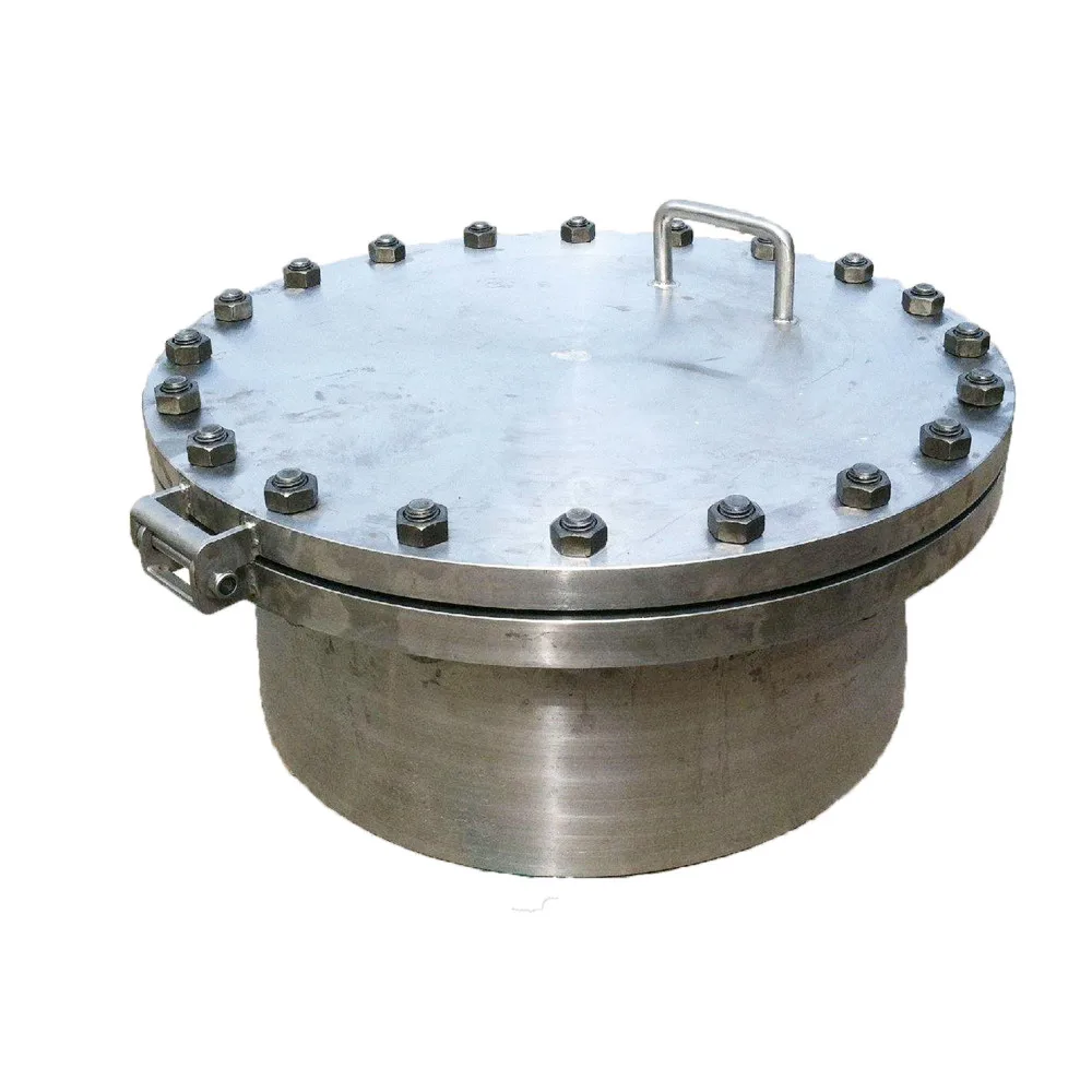Carbon steel quick opening atmospheric pressure manhole