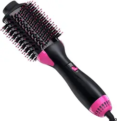 Professional Salon One Step Hair Brush Dryer and Volumizer 3-in-1 Negative Ion Hot Air Hair Brush