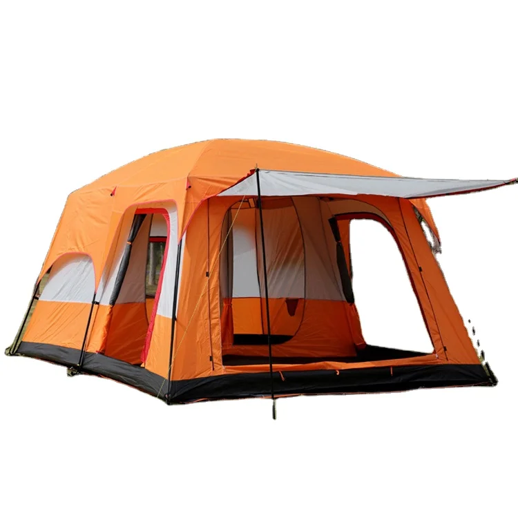 2024 NEW MSR MS911 Super-Large Two Rooms One Hall Tent Outdoor Camping 6 -12 people Waterproof Tent