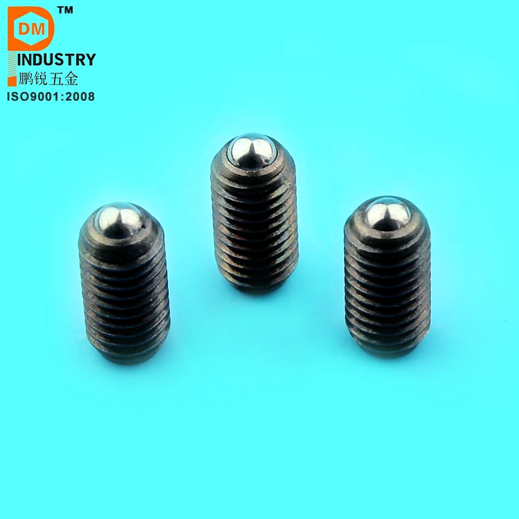 GN615 High Carbon Steel Hex Socket Grub Screw Ball Spring plunger for Machinery Engine Parts