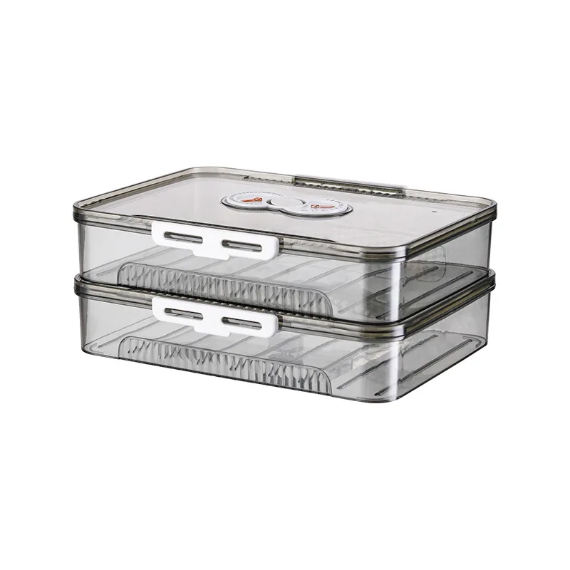 Kitchen Dumpling Box Food Grade Frozen Special Crisper Kitchen Refrigerator Dumplings Frozen Food Sealed Storage Box