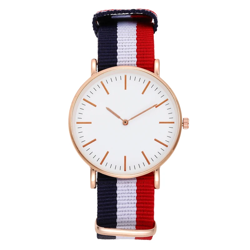 
Luxury Watches for Women Stylish Nylon Belt Bracelet Unisex minimalist Fashion Quartz Watch Gold Ladies Wristwatches Clock Dress 