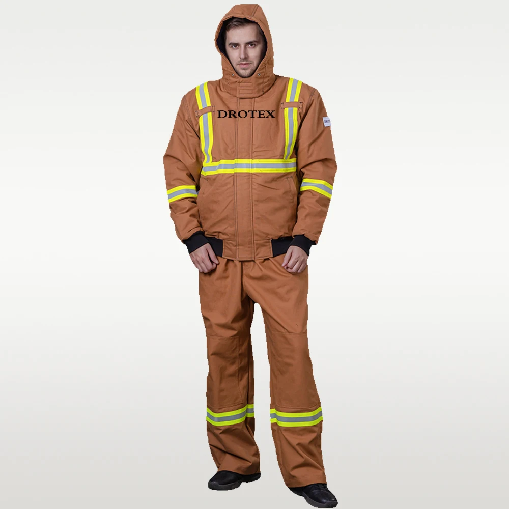 Stretchy Engineers Blue Clothes Wear Rough Reflective Flame Retardant Workwear Jacket Pants Suits Work