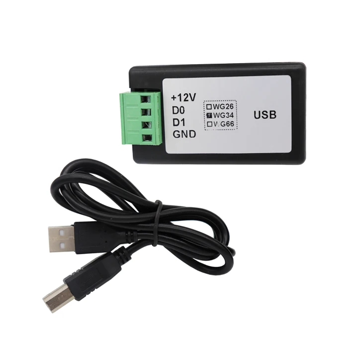 Most popular Wiegand interface to USB access control communication converter with CD Driver CE and ROHs