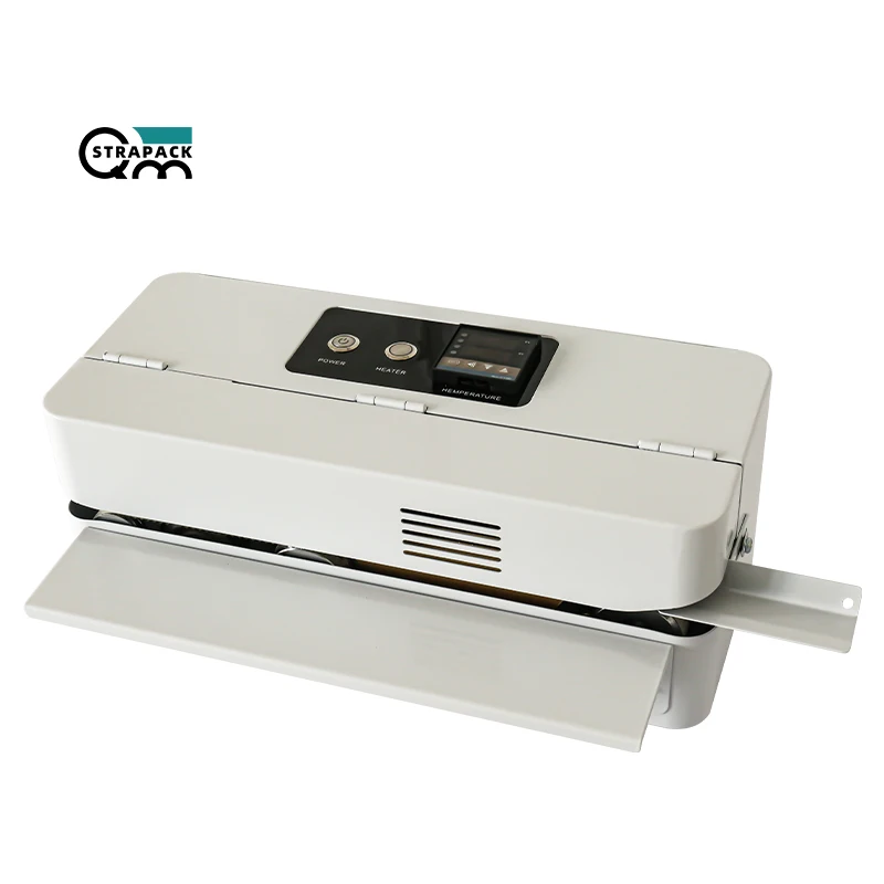 QMSTRAPACK 2024 QM-FRC510 Semi-Automatic Sealing Machine Electrically Driven Film Paper Bag Pouch Packaging Textiles Plastics