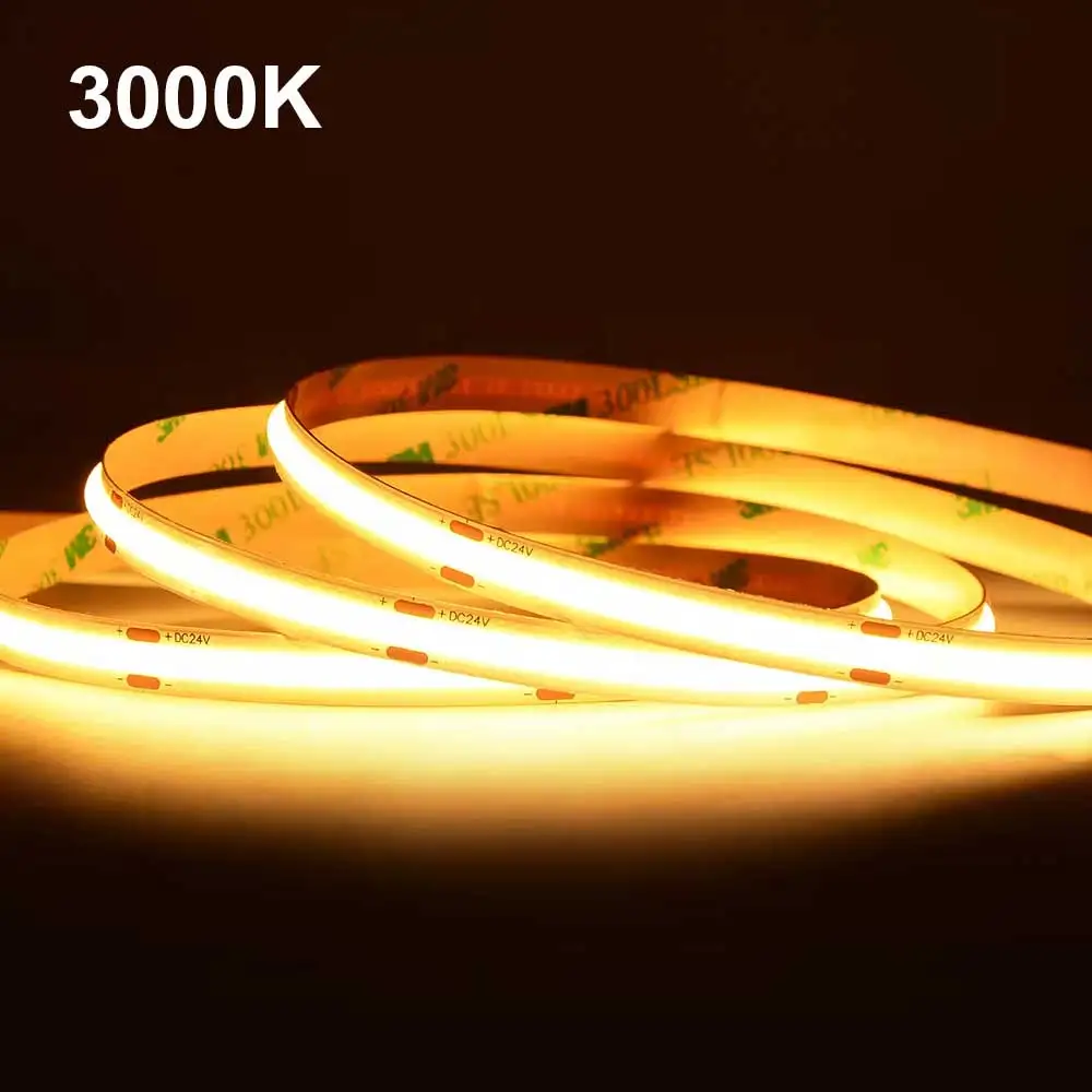 High Brightness cob red light blue orange green pink yellow 5mm 8mm 10mm 24v 12v 320 480 528 stripe tapes streifen licht lights
