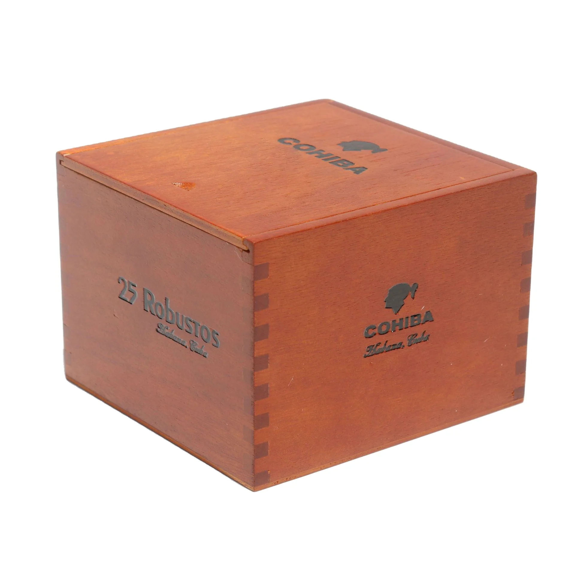 Wooden packaging storage cigar box Wooden storage box Retro cigarette storage box cigar gift packaging