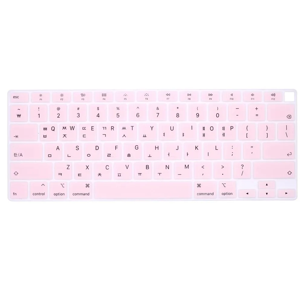 Корея нам раскладка клавиатуры силиконовый чехол для Macbook Air 13 M1 2020 за счет сканера отпечатков пальцев A2337 крышка Air13 A2179 клавиатура