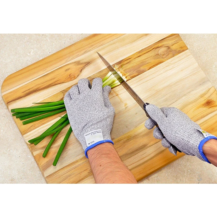 
Food grade hand protection anti cut gloves guantes anticorte level 5 cut resistant gloves for kitchen yard work 